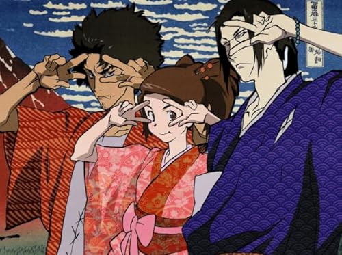 Champloo Japanese Anime Poster，Puzzles 1000 Teile,Lernspielzeug Für Kinder，Colorful，Wand Kunst Dekoration，Erwachsene Puzzle Challenge Spiel Kq309Zy von WDZFF