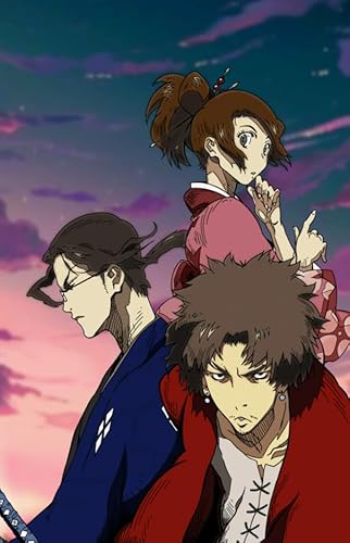 Champloo Japanese Anime Poster，Puzzles 1000 Teile,Lernspielzeug Für Kinder，Colorful，Wand Kunst Dekoration，Erwachsene Puzzle Challenge Spiel Kq310Zy von WDZFF