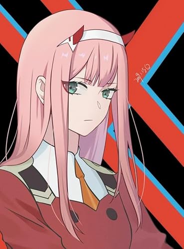 Japanese Anime Franxx Poster，1000 Teile Puzzle，Puzzle Spielzeug Für Kinder，Erwachsene Challenge Game Kq260Zy von WDZFF