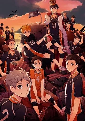 Japanese Anime Haikyuu Photos,1000 Teile Puzzle,Difficult,Colorful,Puzzle Spielzeug Für Kinder,Wand Kunst Dekoration Hq56Zd von WDZFF