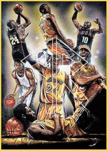 Jigsaw Puzzle 1000 Teile,Basketball Colors 23 27 Picture,Puzzles for Older Adults,Irregular Puzzle Pieces,Memory Cognition Games WDZFF Zy383Zp von WDZFF