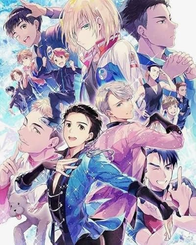 Puzzles 1000 Teile Japanese Classic Anime Yuri!!! On Ice Posters Spiele Für Erwachsene Und Kinder, Lernspielzeug WDZFF Zy19Zp von WDZFF