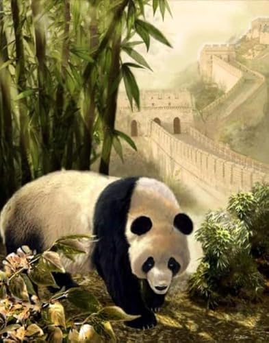 Rätsel 1000 Stück, Animal Panda, Art Jigsaw, Erwachsene Familie Spiels Educational Spielzeug Posters BE490KA von WDZFF