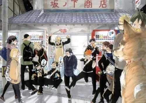 WDZFF Jigsaw Puzzle 1000 Stück Anime Haikyuu!!! Poster Buntes Geschicklichkeitsspiel Für Die Ganze Familie Erwachsene Bw116Xk von WDZFF