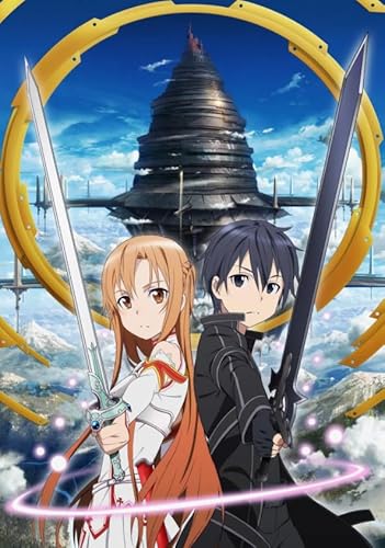 WDZFF Jigsaw Puzzle 1000 Stück Classic Anime Kirigaya Kazuto Poster Holz Buntes Geschicklichkeitsspiel Für Die Ganze Familie Erwachsene Mt69Zp von WDZFF