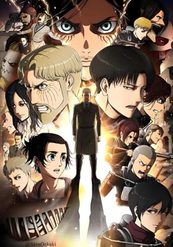 WDZFF Jigsaw Puzzle 1000 Teile Action Anime Eren.Jaeger Poster Für Puzzle Home Stressabbau Spiel Zs21Wy von WDZFF