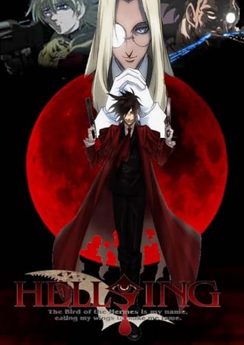 WDZFF Jigsaw Puzzle 1000 Teile Anime Hellsing Poster Holz Buntes Geschicklichkeitsspiel Für Die Ganze Familie Erwachsene Bq181Zy von WDZFF