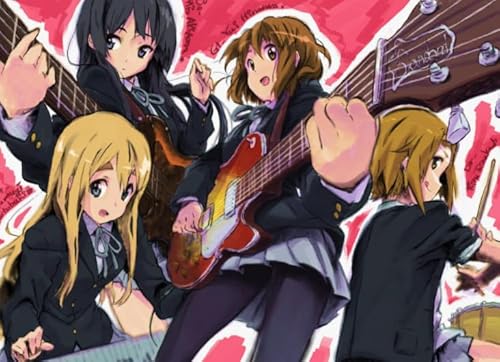 WDZFF Jigsaw Puzzle 1000 Teile Anime K-On！Posters Buntes Geschicklichkeitsspiel Für Die Ganze Familie Erwachsene Zs287Wy von WDZFF