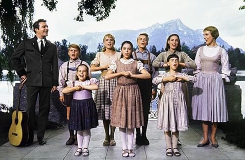 WDZFF Jigsaw Puzzle 1000 Teile Classic The of Music Movie Poster Holz Buntes Geschicklichkeitsspiel Für Die Ganze Familie Erwachsene Mt148Zp von WDZFF