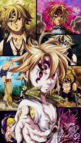 WDZFF Jigsaw Puzzle 1000 Teile Klassisches Japanisches Anime Meliodas Poster Hölzernes Buntes Geschicklichkeitsspiel Für Die Ganze Familie Erwachsene Tq151Xz von WDZFF