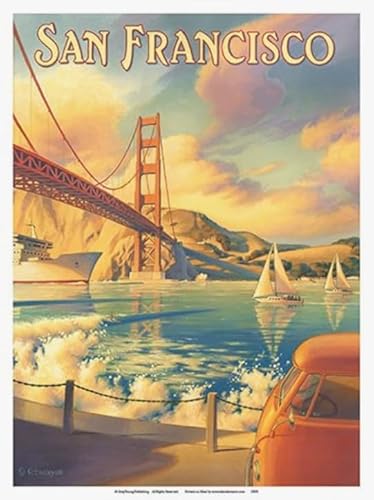 WDZFF Jigsaw Puzzle 1000 Teile San Francisco Stadt Reise Landschaft Poster Holz Bunt Fähigkeit Spiel Für Die Ganze Familie Erwachsene Xe126Ws von WDZFF