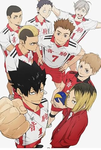 WDZFF Jigsaw Puzzle 1000 Teile Sport Anime Haikyuu! Poster Holz Buntes Geschicklichkeitsspiel Für Die Ganze Familie Erwachsene Tq86Xz von WDZFF