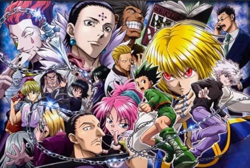 WDZFF Puzzle 1000 Teile,Japanese Animes Hisoka Gon.Freecss,Colorful Puzzles,Memory Cognition Games,Stress Relief Game for Adults Zq272Zp von WDZFF