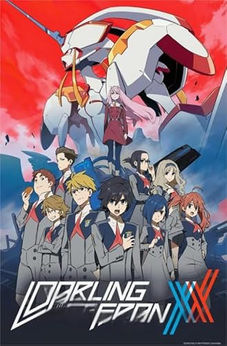 WDZFF Puzzle 1000 Teile - Japanese Classic Anime Franxx Poster Jigsaw Für Stressabbau Zu Hause Fz189Wy von WDZFF