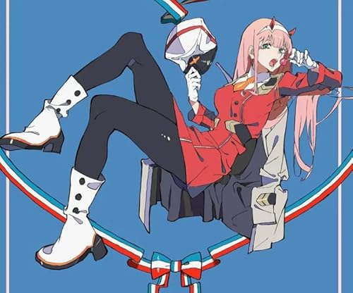 WDZFF Puzzle 1000 Teile - Japanese Classic Anime Franxx Poster Jigsaw Für Stressabbau Zu Hause Fz191Wy von WDZFF