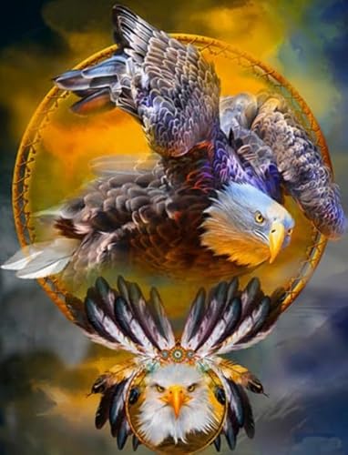 WDZFF Puzzles 1000 Stück - Difficult Puzzle - Animal Eagless Art Oil Painting - Erwachsene Familienspiele Lernspielzeug Gifts - Kx62Zs WDZFF Puzzles 1000 Stück - Difficult Puzzle - Animal Eagless Art Oil Painting - Erwachsene Familienspiele Lernspielzeug Gifts - Kx62Zs von WDZFF