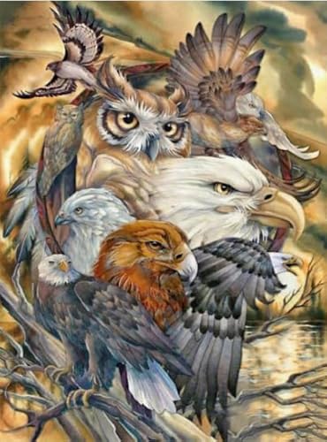 WDZFF Puzzles 1000 Stück - Difficult Puzzle - Animal Eagless Art Oil Painting - Erwachsene Familienspiele Lernspielzeug Gifts - Kx65Zs WDZFF Puzzles 1000 Stück - Difficult Puzzle - Animal Eagless Art Oil Painting - Erwachsene Familienspiele Lernspielzeug Gifts - Kx65Zs von WDZFF