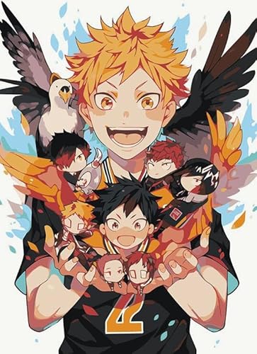 WDZFF Sports Anime Haikyuu!! Poster Jigsaw Puzzle 1000 Stück Holzpuzzle Nach Hause Stressabbau Spiel Xe65Ws von WDZFF