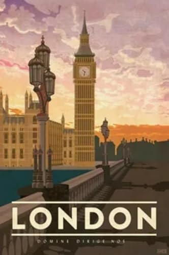 Wdzff Jigsaw Puzzle 1000 Teile London Landschaft Reise Poster Holzpuzzle Home Stressabbau Spiel Hw212Xq von WDZFF