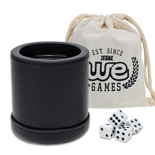 WE Games Wir Spiele Mahagoni Leder Profi Dice Cup mit Gerippter Gummi Futter WE Games Wir Spiele Mahagoni Leder Profi Dice Cup mit Gerippter Gummi Futter von WE Games