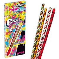 "Color Sprüher" Wunderkerzen mit Farbeffekt, 10er Pack von WECO Feuerwerk