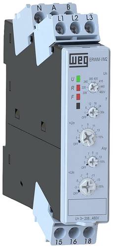 WEG 12074470 ERWM-VM2-01D90 Überwachungsrelais Multifunktional 1 St. 1 Öffner, 1 Schließer von WEG