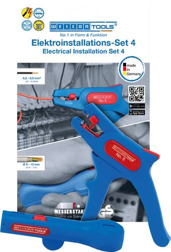 WEICON TOOLS No 5 + No 13 52881004 Abisolierzange Inkl. Kabelentmanteler 0.2 bis 6.0mm² von WEICON TOOLS