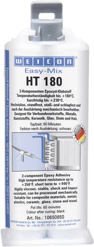 WEICON Easy-Mix HT 180 Zwei-Komponentenkleber 10650850 50ml von Weicon