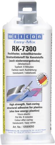 WEICON Easy-Mix RK-7300 Zwei-Komponentenkleber 10569050 50g von Weicon