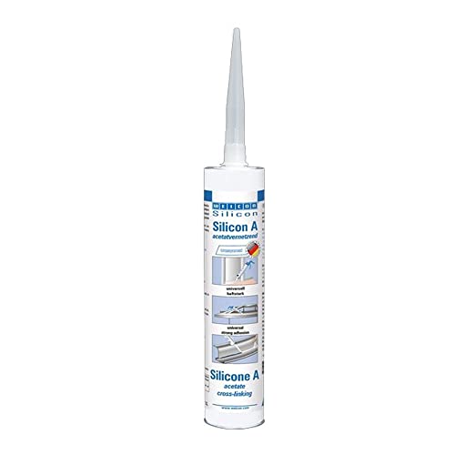 Weicon Silikon A - 310 ml Grau - Universalkleber extrem elastisch von WEICON