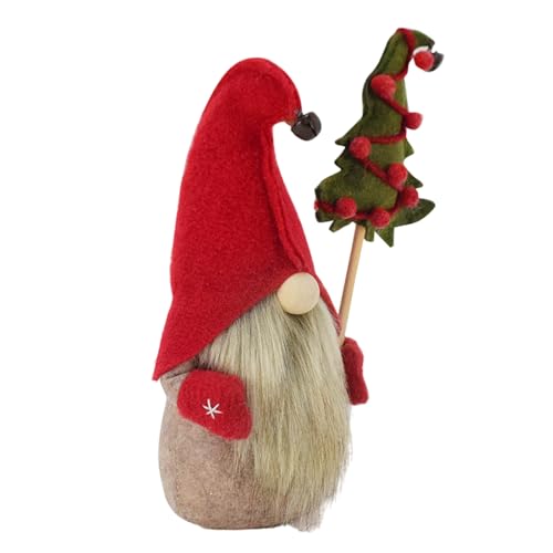 WEIDN Schwedische Puppen, 21,6 cm, handgefertigte Weihnachtsdekoration für Festival, Heimdekoration, Sammlerstück, Zwergstatue von WEIDN