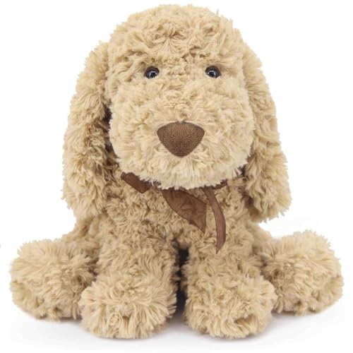 WEIGEDU Goldendoodle Plüschtier Hund Kuscheltier Welpe 30 cm – Weicher Stofftier Hund mit Langen Schlappohren, Kuschelhund Geschenk für Kinder & Erwachsene WEIGEDU Goldendoodle Plüschtier Hund Kuscheltier Welpe 30 cm – Weicher Stofftier Hund mit Langen Schlappohren, Kuschelhund Geschenk für Kinder & Erwachsene von WEIGEDU