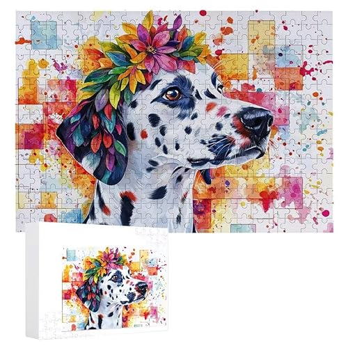 Dalmatinisch - Puzzles für Erwachsene, Puzzle Erwachsene 1000 Teile, Banksy Little Girl Street Artwork Puzzle 75 x 50 cm, Bunte DIY-Puzzles für Heimdekoration, Familienpuzzle Geschenkideen D-20 von WEISHIWE