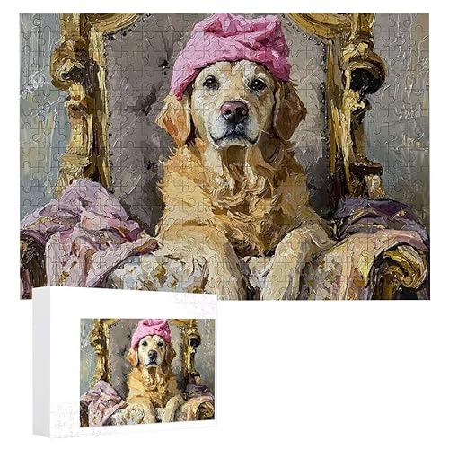 Hund als Haustier - Puzzles für Erwachsene, Puzzle Erwachsene 1000 Teile, Banksy Little Girl Street Artwork Puzzle 75 x 50 cm, Bunte DIY-Puzzles für Heimdekoration, Familienpuzzle Geschenkideen D-76 von WEISHIWE