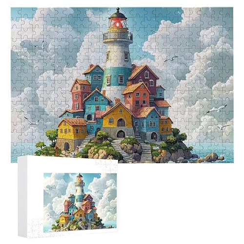 Leuchtturmhütte - Puzzles für Erwachsene, Puzzle Erwachsene 1000 Teile, Banksy Little Girl Street Artwork Puzzle 75 x 50 cm, Bunte DIY-Puzzles für Heimdekoration, Familienpuzzle Geschenkideen D-120 von WEISHIWE