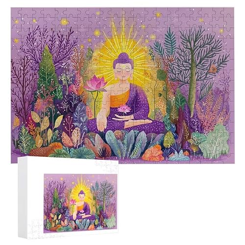 Puzzle 1000 Teile Erwachsene Zen 75 x 50 cm, 3D Visuelle Wooden Puzzle, DIY Craft Bastelpuzzles für Heimdekoration, Geschenkbox, Familie herausforderndes Puzzles F-73 von WEISHIWE