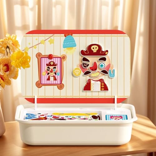 weiting Magnetische Puzzles,Holz Magnet Puzzle Brettspiel Mit Aufbewahrungsbox | Interaktives Eltern Kind Spielzeug Kinder | Kinder Mädchen Kleinkinder weiting Magnetische Puzzles,Holz Magnet Puzzle Brettspiel Mit Aufbewahrungsbox | Interaktives Eltern Kind Spielzeug Kinder | Kinder Mädchen Kleinkinder von WEITING