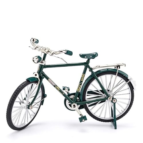 WEITINGKKK Finger Bike, 1:8 Fahrradziehlegierungsmodell-Ornamente(Green) von WEITINGKKK