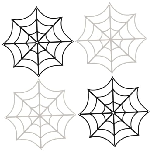 WEKADRIN 12 Stück Teiliges Halloween Spinnennetz Deko aus Robustem Realistische Einzigartige Künstliche Spinnweben in Schwarz und Weiß für Party Bühne und Festtagsdeko WEKADRIN 12 Stück Teiliges Halloween Spinnennetz Deko aus Robustem Realistische Einzigartige Künstliche Spinnweben in Schwarz und Weiß für Party Bühne und Festtagsdeko von WEKADRIN
