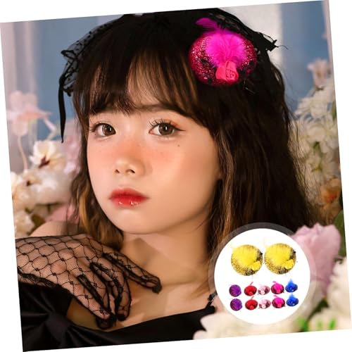 WEKADRIN 12 Stück Teiliges Mini hut Haarclip mit Blumen Pailletten und Schmuck Modische Haarschmuck Damen Fascinator für Partys Kostüm Hochzeit und Festliche Anlässe WEKADRIN 12 Stück Teiliges Mini hut Haarclip mit Blumen Pailletten und Schmuck Modische Haarschmuck Damen Fascinator für Partys Kostüm Hochzeit und Festliche Anlässe von WEKADRIN