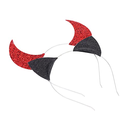 WEKADRIN 2 Stück Haarreif Teilig Einzigartiges Kostüm Haarband mit Dunklem Teufelshorn und Schwarzem Katzenohren Stirnband Wiederverwendbar Langlebig Bequem für Kostümpartys und Fasching WEKADRIN 2 Stück Haarreif Teilig Einzigartiges Kostüm Haarband mit Dunklem Teufelshorn und Schwarzem Katzenohren Stirnband Wiederverwendbar Langlebig Bequem für Kostümpartys und Fasching von WEKADRIN