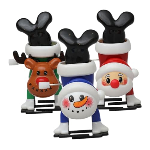 WEKADRIN 3 Stück Weihnachtliche Aufziehspielzeuge Lustige Desktop Deko Figuren Rentier Weihnachtsmann Schneemann Batteriefrei Handlich und Kreativ als Nikolausstrumpf Füller WEKADRIN 3 Stück Weihnachtliche Aufziehspielzeuge Lustige Desktop Deko Figuren Rentier Weihnachtsmann Schneemann Batteriefrei Handlich und Kreativ als Nikolausstrumpf Füller von WEKADRIN