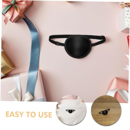 WEKADRIN 4 Stück Verstellbare Piraten Augenklappe mit Schwarzer Umrandung Weiche Leichte Augenbinde für Halloween Kostüme Rollenspiele und Sehtherapie Komfortabel Strapazierfähig WEKADRIN 4 Stück Verstellbare Piraten Augenklappe mit Schwarzer Umrandung Weiche Leichte Augenbinde für Halloween Kostüme Rollenspiele und Sehtherapie Komfortabel Strapazierfähig von WEKADRIN