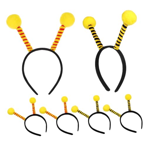 WEKADRIN 6 Stück Teiliges Bienen Haarreifen für Cartoon Tier Haarbänder mit Süßen Bienen Antennen für Party Karneval Fasching Verkleidung und Kostüm Zubehör WEKADRIN 6 Stück Teiliges Bienen Haarreifen für Cartoon Tier Haarbänder mit Süßen Bienen Antennen für Party Karneval Fasching Verkleidung und Kostüm Zubehör von WEKADRIN
