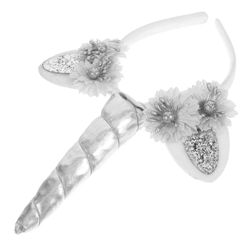 WEKADRIN Einhorn Haarreif mit Stoffblumen Party Stirnband für Mädchen Leichtes Bequemes Accessoire für Geburtstag Karneval Festliche Anlässe und Kostümpartys WEKADRIN Einhorn Haarreif mit Stoffblumen Party Stirnband für Mädchen Leichtes Bequemes Accessoire für Geburtstag Karneval Festliche Anlässe und Kostümpartys von WEKADRIN