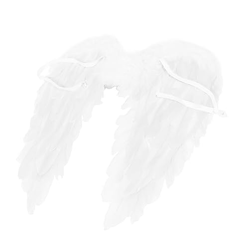 WEKADRIN Engelsflügel aus Weißen Federn mit Elastischem Dekoratives und Weihnachtskostüm für Erwachsene Strapazierfähiges Accessoire für Karneval und Cosplay WEKADRIN Engelsflügel aus Weißen Federn mit Elastischem Dekoratives und Weihnachtskostüm für Erwachsene Strapazierfähiges Accessoire für Karneval und Cosplay von WEKADRIN