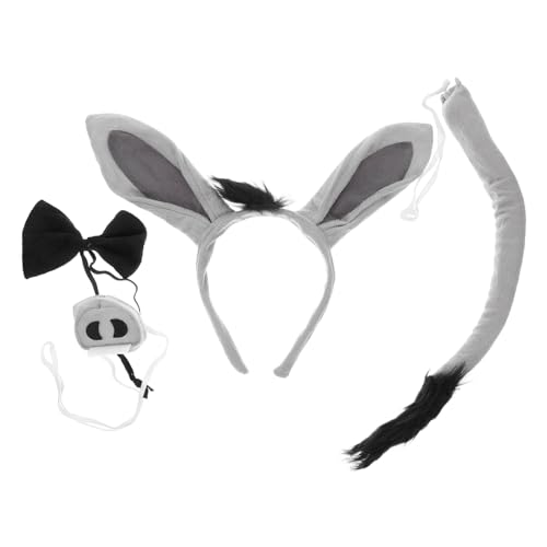 WEKADRIN Esel Kostüm Haarreif Niedlich Donkey Cosplay Requisite für Halloween Party Tierkostüm Zubehör für Mädchen Verkleidung Bühnenauftritt WEKADRIN Esel Kostüm Haarreif Niedlich Donkey Cosplay Requisite für Halloween Party Tierkostüm Zubehör für Mädchen Verkleidung Bühnenauftritt von WEKADRIN