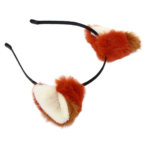 WEKADRIN Fuchs Ohren Stirnband Rot braun Plüsch Elastisch Cosplay Kostüm Haarreif Für Mädchen Jungen Erwachsene Fasching Party Bühnenauftritt WEKADRIN Fuchs Ohren Stirnband Rot braun Plüsch Elastisch Cosplay Kostüm Haarreif Für Mädchen Jungen Erwachsene Fasching Party Bühnenauftritt von WEKADRIN