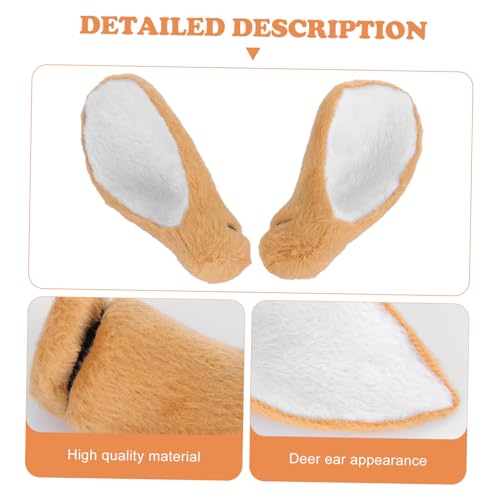 WEKADRIN Imitations Hirschohren Haarreif DIY Haar Accessoire für Frauen und Männer Braunes Festival Stirnband Realistische Kostüm Haarschmuck für Weihnachts und Party Dekoration WEKADRIN Imitations Hirschohren Haarreif DIY Haar Accessoire für Frauen und Männer Braunes Festival Stirnband Realistische Kostüm Haarschmuck für Weihnachts und Party Dekoration von WEKADRIN
