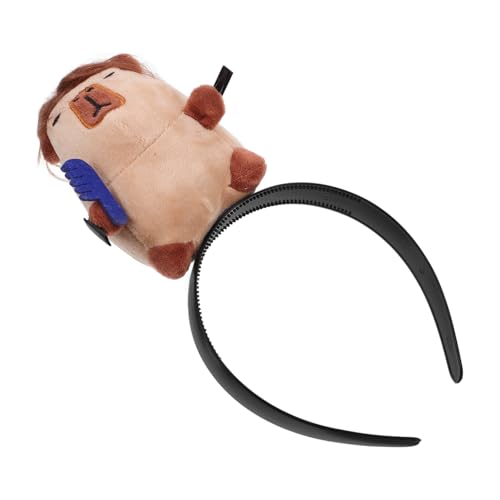WEKADRIN Lustiges Capybara Haarband Party Accessoire Cartoon Haarreif für Kostüm Fasching Cosplay Universalgröße Festlich und Praktisch für Halloween und Verkleidungen WEKADRIN Lustiges Capybara Haarband Party Accessoire Cartoon Haarreif für Kostüm Fasching Cosplay Universalgröße Festlich und Praktisch für Halloween und Verkleidungen von WEKADRIN